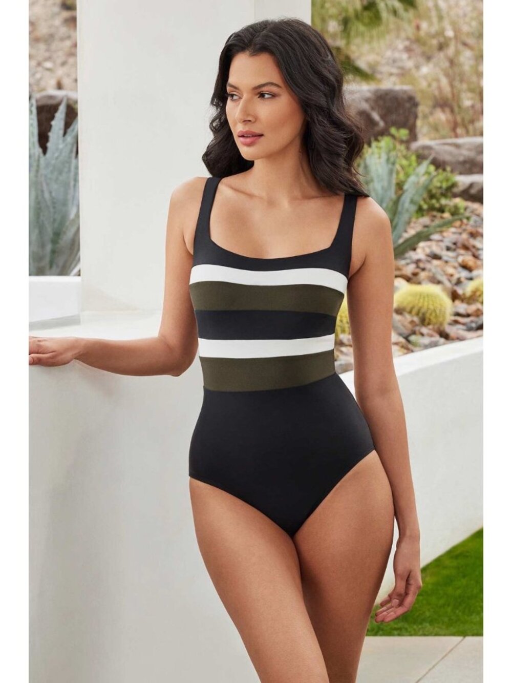 Miraclesuit Spectra Trinity One Piece Swimsuit NWT